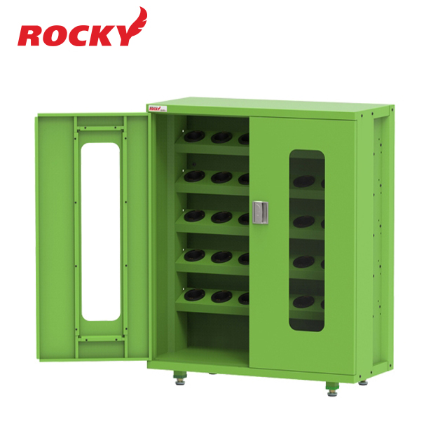 ROCKY : ตู้เหล็กเก็บหัวจับทูล CNC รุ่น RTT-SC35 H50