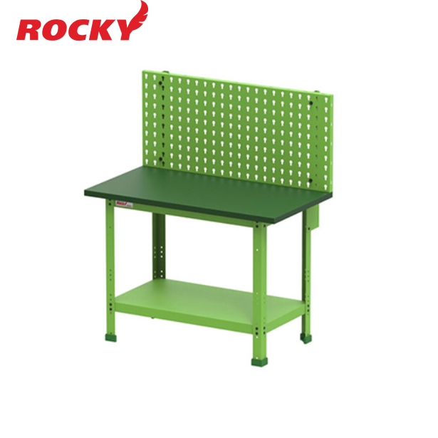 โต๊ะช่าง + แผงแขวน ROCKY Work Table รุ่น RWT-S1P หน้าท๊อป Merawood