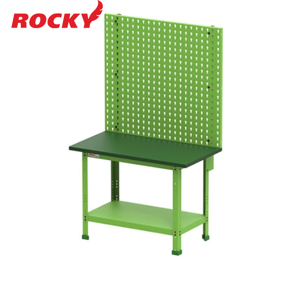 โต๊ะช่าง + แผงแขวน ROCKY Work Table รุ่น RWT-S2P หน้าท๊อป Merawood