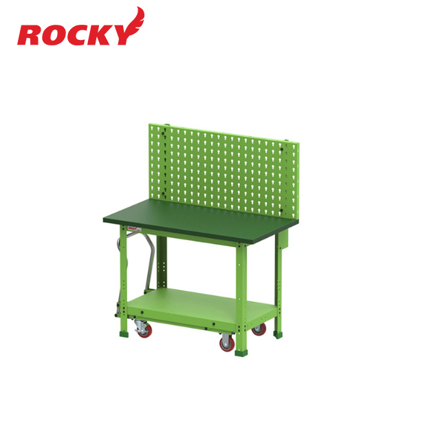 โต๊ะช่างติดล้อ + แผงแขวน ROCKY Work Table รุ่น RWT-M1P หน้าท๊อป Merawood