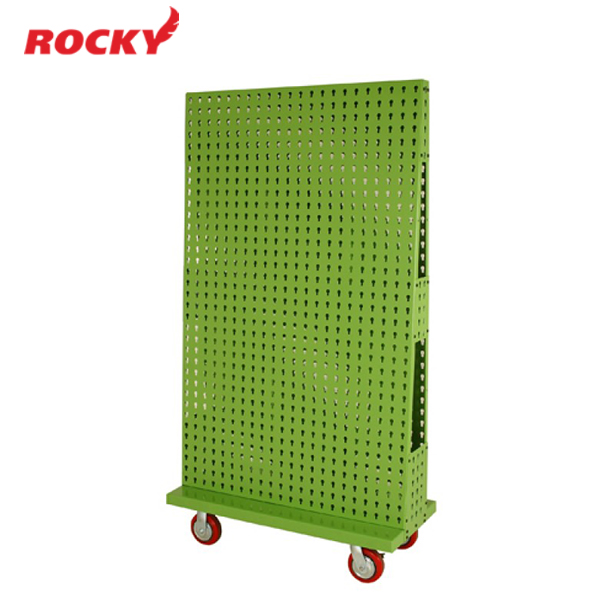 แผงเแขวนเครื่องมือติดล้อ แบบ 2 ด้าน Hanger Rack ROCKY รุ่น RTS-AM290