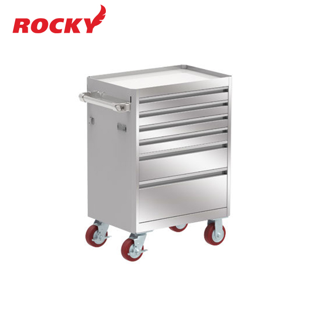 ตู้เก็บเครื่องมือช่างติดล้อ ROCKY รุ่น RTPS-119T6D (STAINLESS)