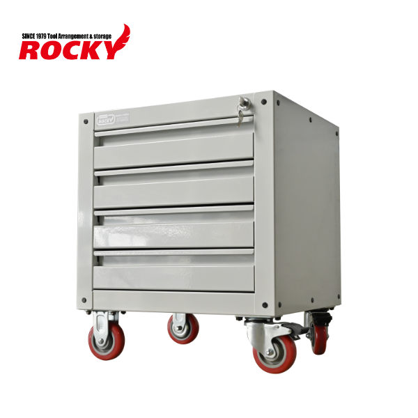 ROCKY : ตู้เก็บเครื่องมือติดล้อ 4 ลิ้นชัก รุ่น RTR-D_RD